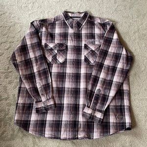 Harley-Davidson tall 100%cotton flannel long sleeve shirt